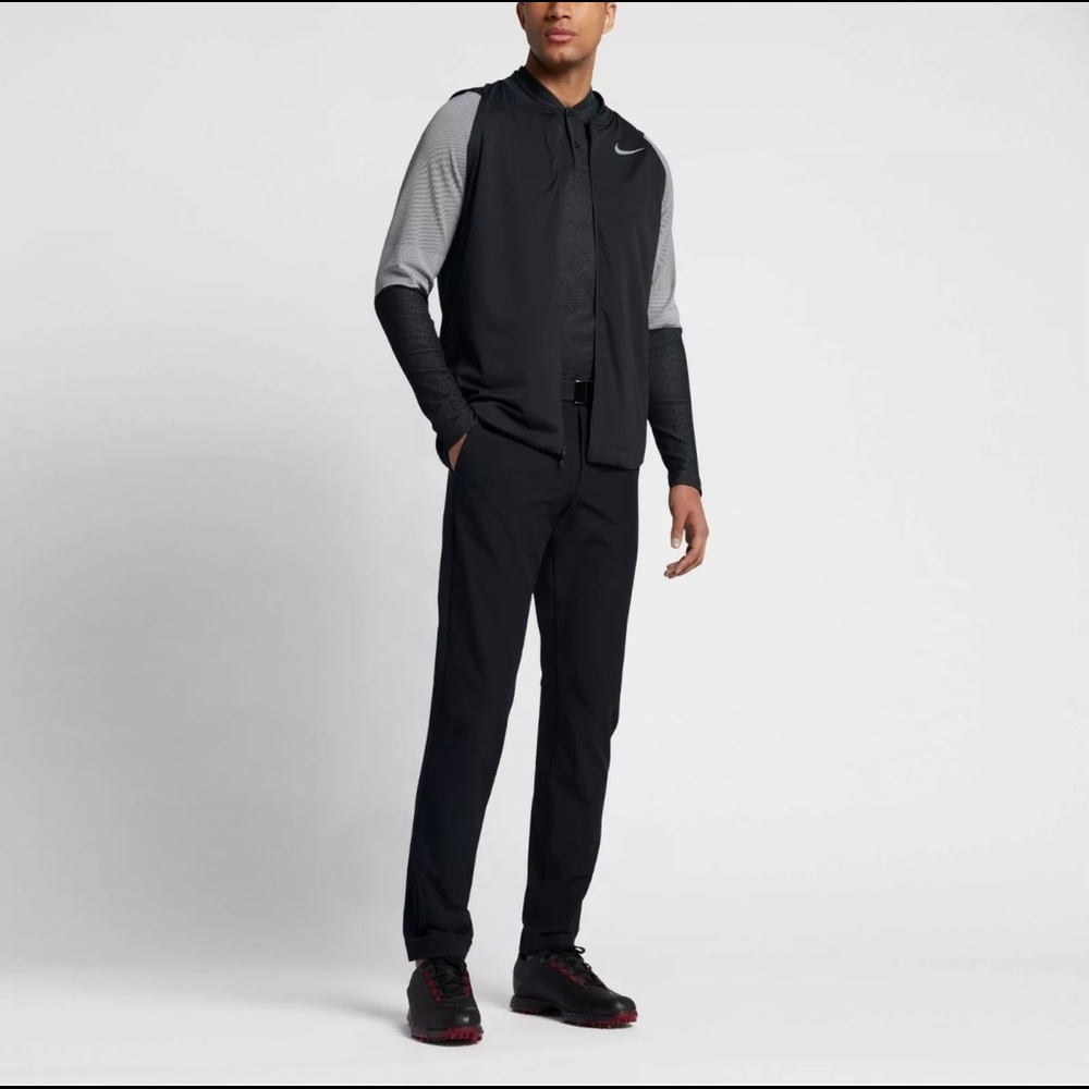 Nike Zoned AeroLayer Men's Golf Jacket, M, Black